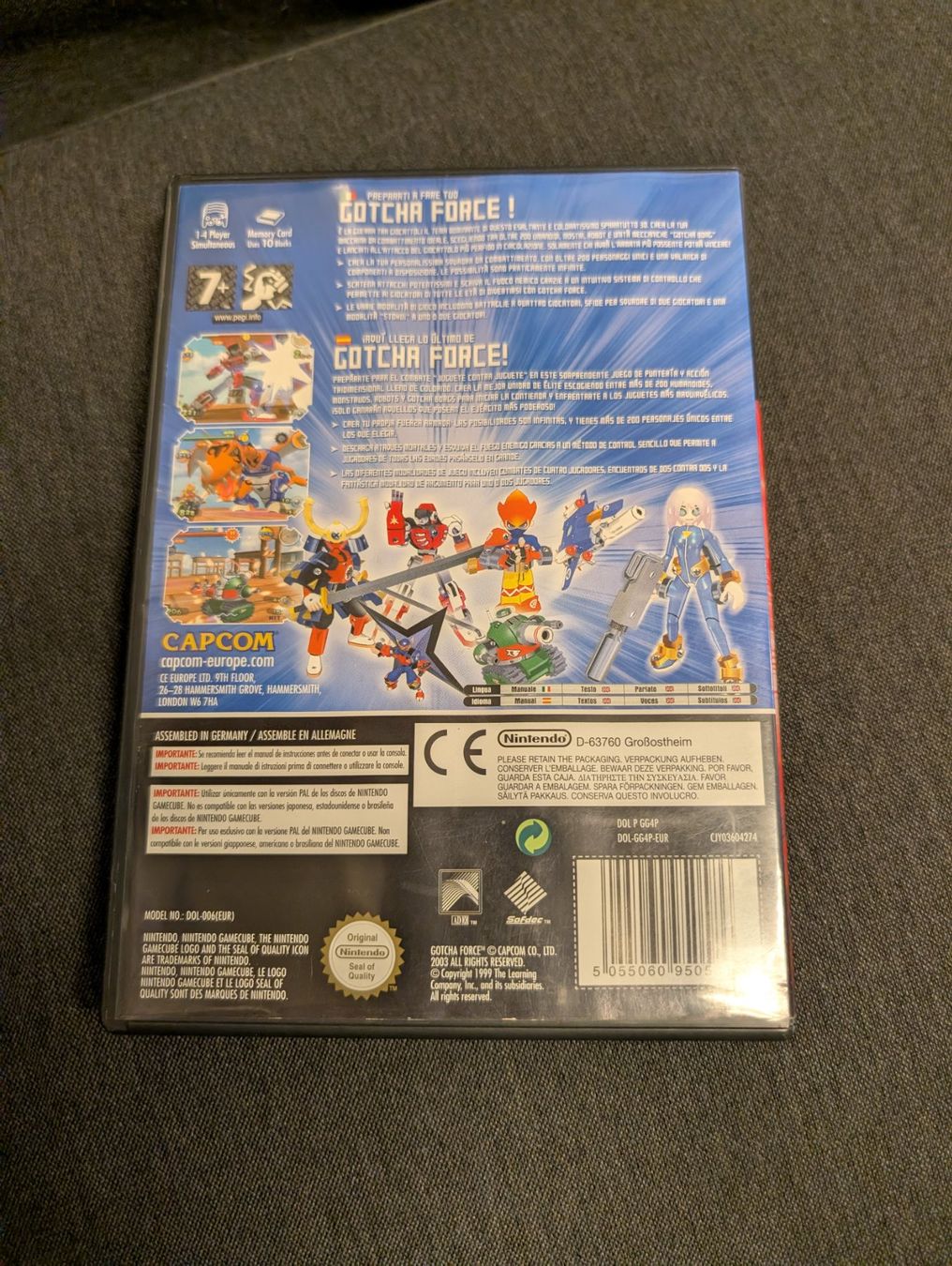 Giochi: Gotcha force Nintendo Gamecube – Usato da Giubiasco venduto da Ticinerd 2