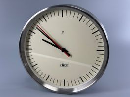 Wanduhr Zack Edelstahl gebürstet - Funk - 24cm neuwertig