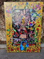 EDGAR BALTENSPERGER ORIGINAL ACRYL MISCHTECHNIK SIGNIERT