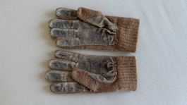 3 Paar kultige alte Handschuhe z.B. für Oldtimer Fahrer