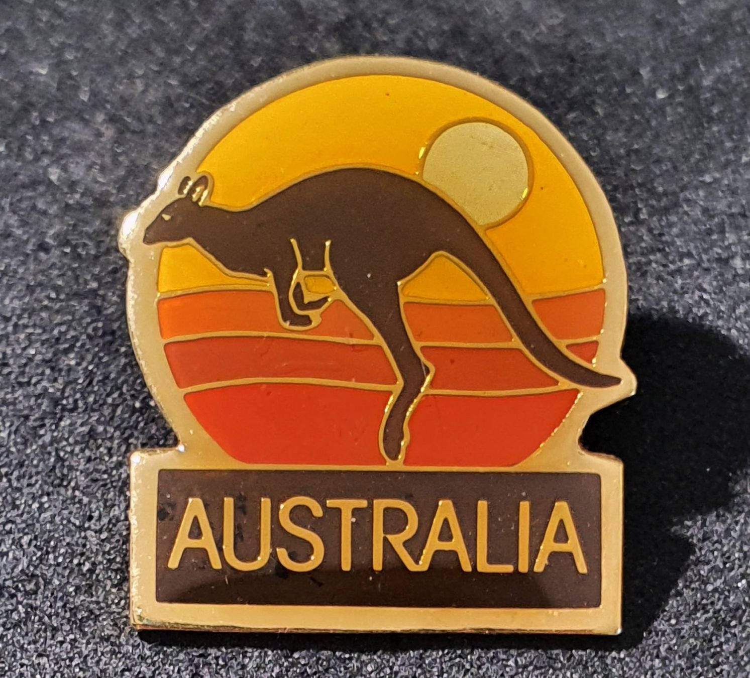 Placchette & Badge: O781B - Pin Australia Australien Känguru – Usato da Reinach BL venduto da Boston-Verkauf