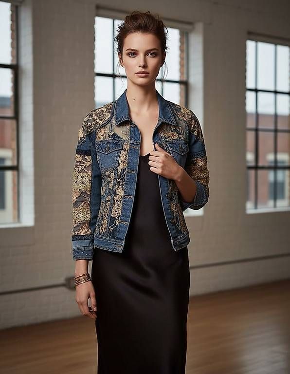 Giacche: Jeansjacke mit Spitze Vintage – Usato da Zürich venduto da ale_xxz7 3