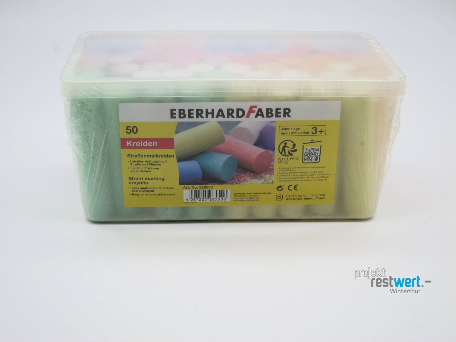 Colori: EBERHARDFABER Strassenmalkreide Eimer – Nuovo e nell'imballaggio originale da Winterthur venduto da Restwert_Winterthur
