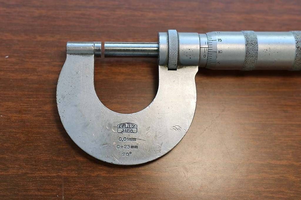 Messen: Carl Zeiss Bügelmessschraube / Mikrometer – Gebraucht aus Biel/Bienne von Fischera 3