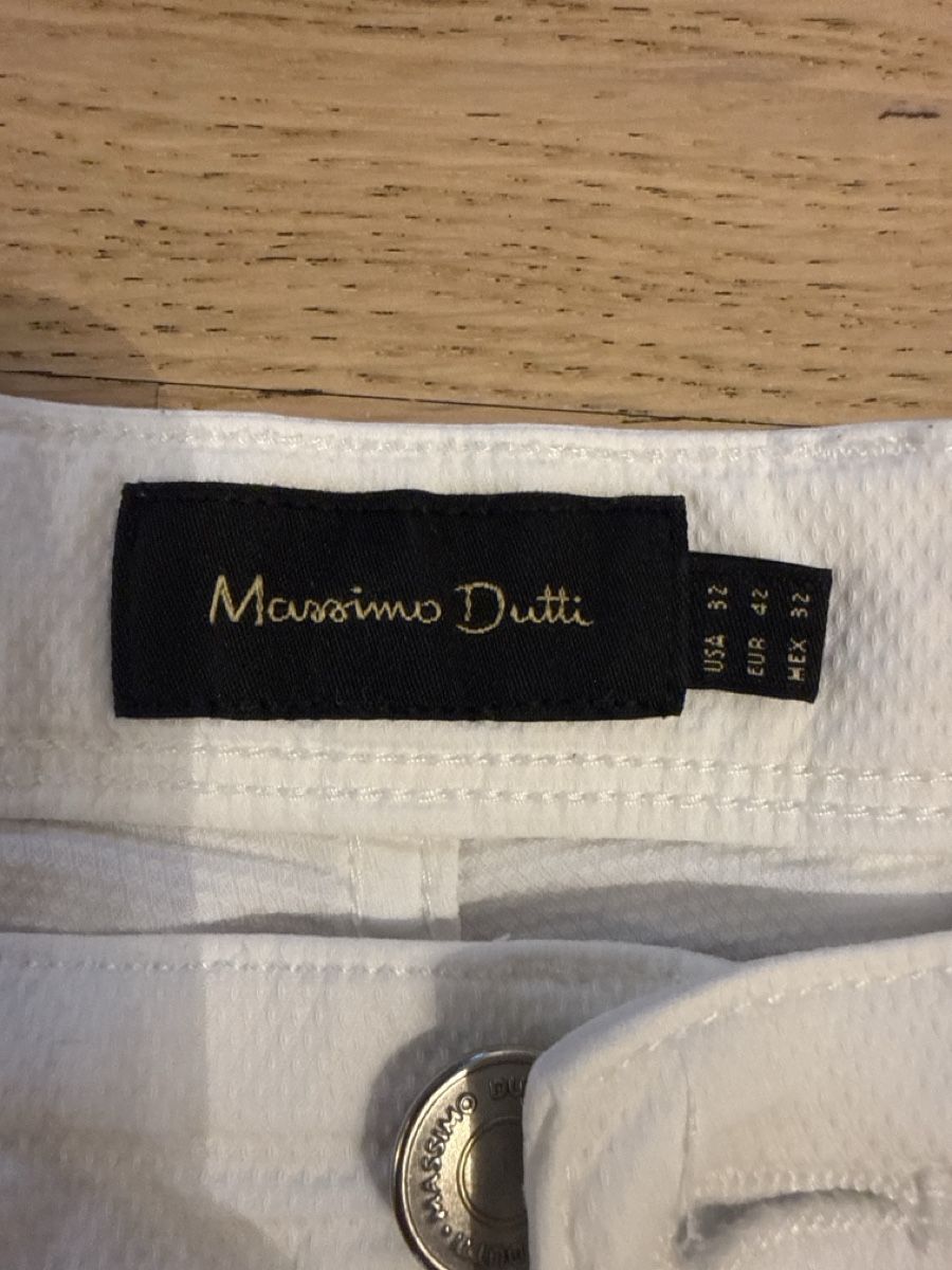 Massimo Dutti Hosen: Massimo Dutti Herren Hose, weiss, Slim Fit, Grösse 42 – Neu (gemäss Beschreibung) aus Arbon von llaauraa 1