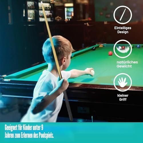 Tavoli da biliardo: 2 Stück Holz Billard Queue Pool Billiard – Nuovo e nell'imballaggio originale da Hundwil venduto da Pakethase 5