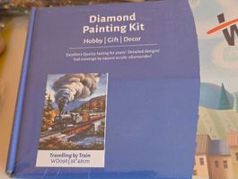 DIAMOND PAINTING DAMPFLOKOMOTIVE ZUG
