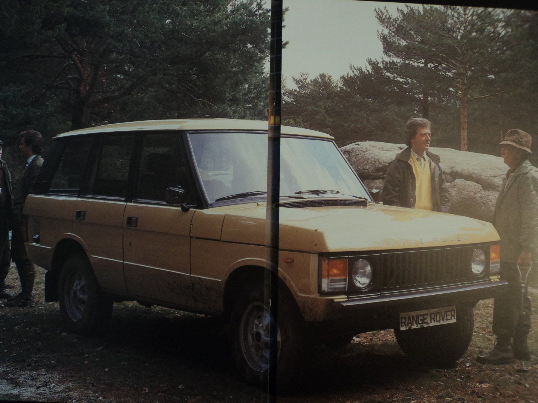 Rover Documenti: Prospekt Range Rover MK1 1970er – Usato da Schwarzenburg venduto da modelCARama