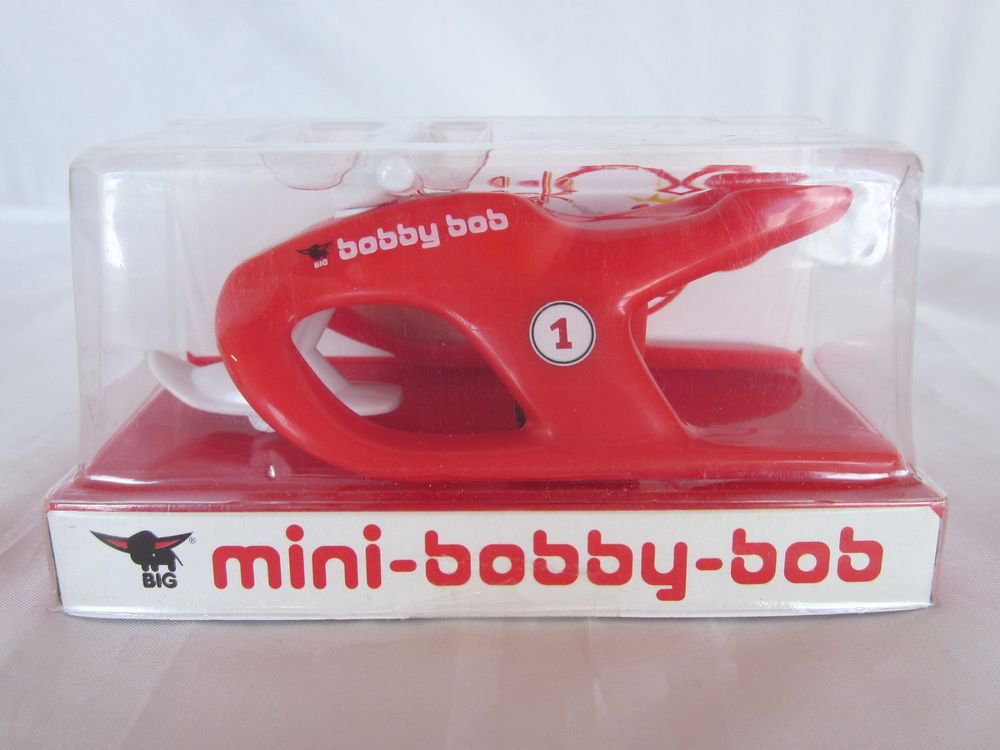 Mini - bobby - bob rot mit Rückziehmotor ( bobby -car )