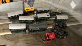 Konvolut Modellbahnen Lok, Wagen und Schienen