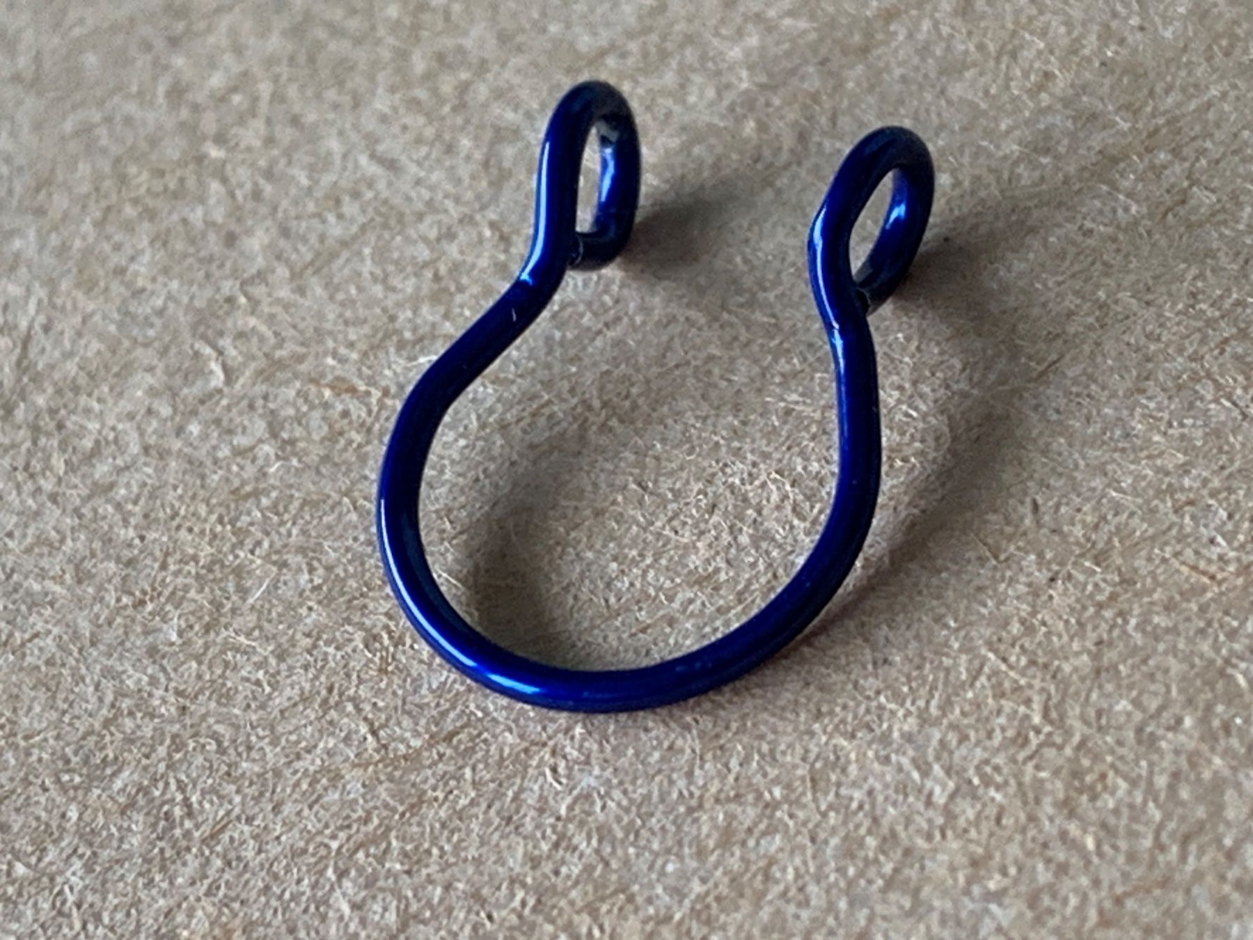 Gioielli per piercing: Nasen-piercing (ohne Loch )Klemme blau – Nuovo (secondo la descrizione) da Laufen venduto da Bellavitaboom 1