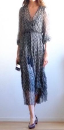 WoW Kleid von Sandro 100% Seide  - neu -