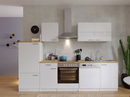 773 Küchenzeile Küchenblock 280cm weiss - Küche Einbauküche