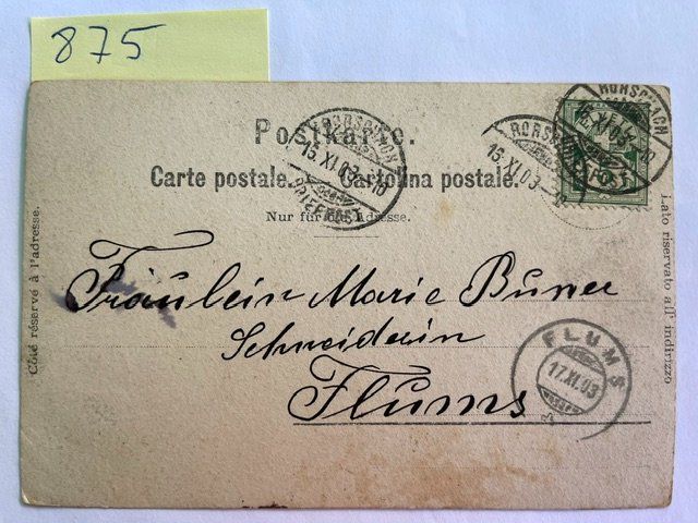 Ansichtskarten: alte Ansichtskarte Pferdekutsche, 1903 – Gebraucht aus Niederwil AG von dahu75 1