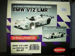 Zu Verkaufen BMW V12 LMR-12H Sebring-1999-vo Kyosho-in 1:18