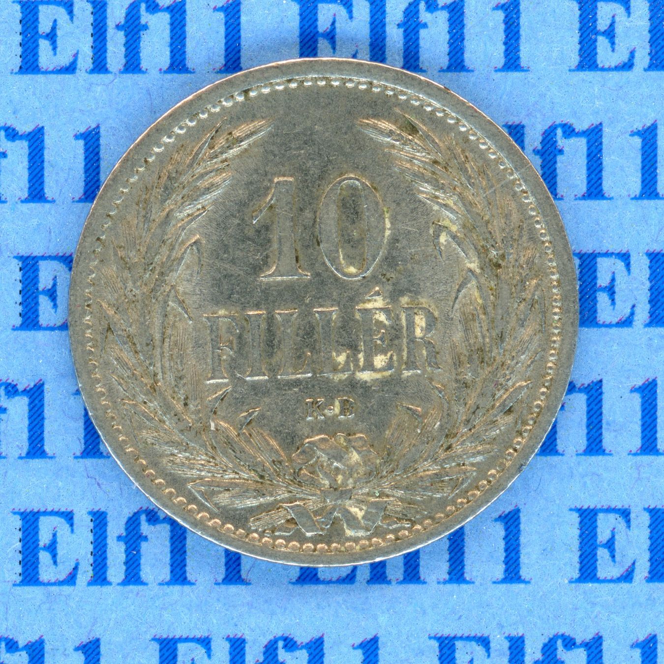 Tutti le monete: HUK___0.10 1908 vz 10 Fillér – Usato da Widnau venduto da Elf11 1