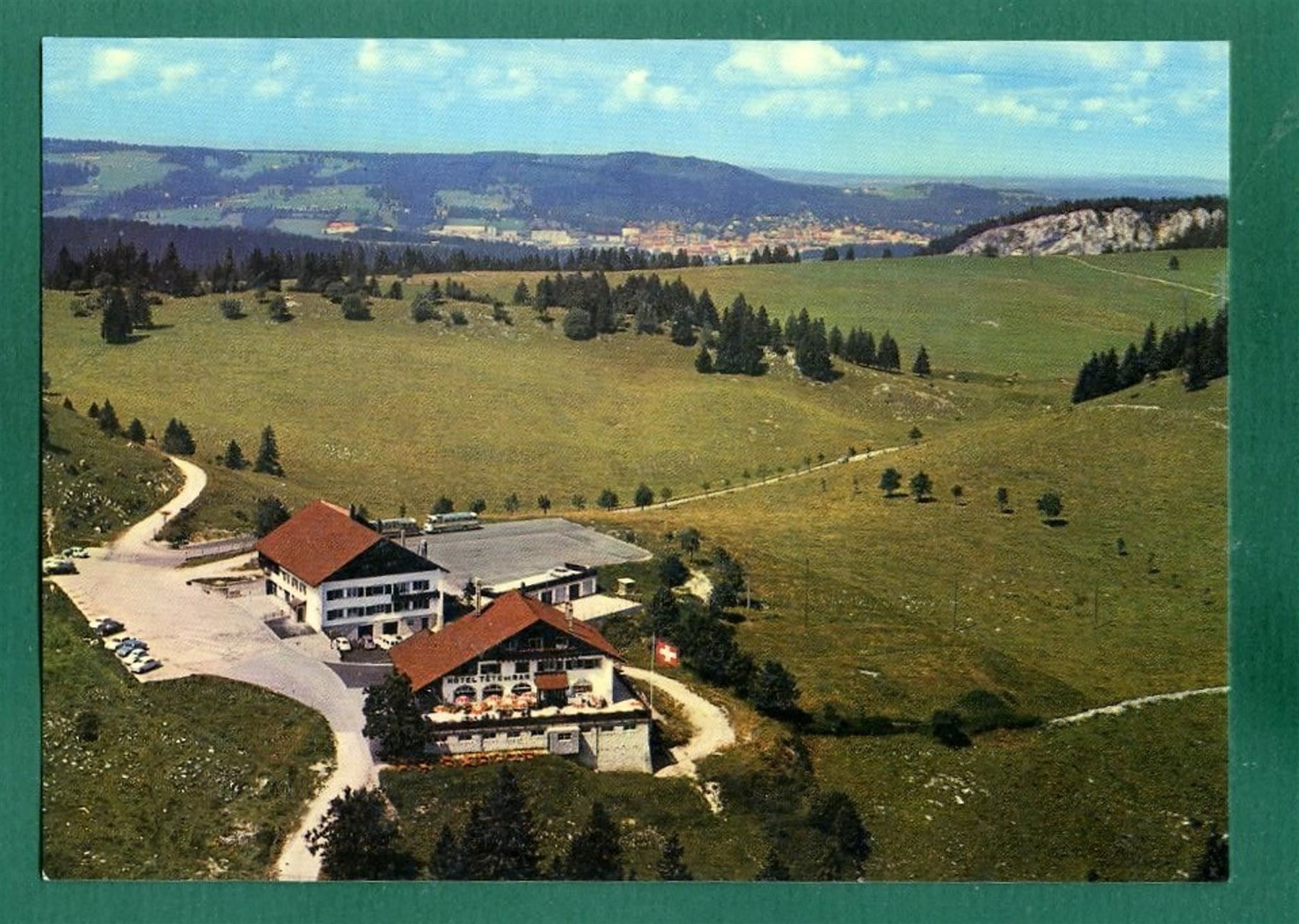Cartoline postali: Hôtel Tête-de-Ran, ungelaufen, Grossformat – Usato da Sargans venduto da Hausi1951
