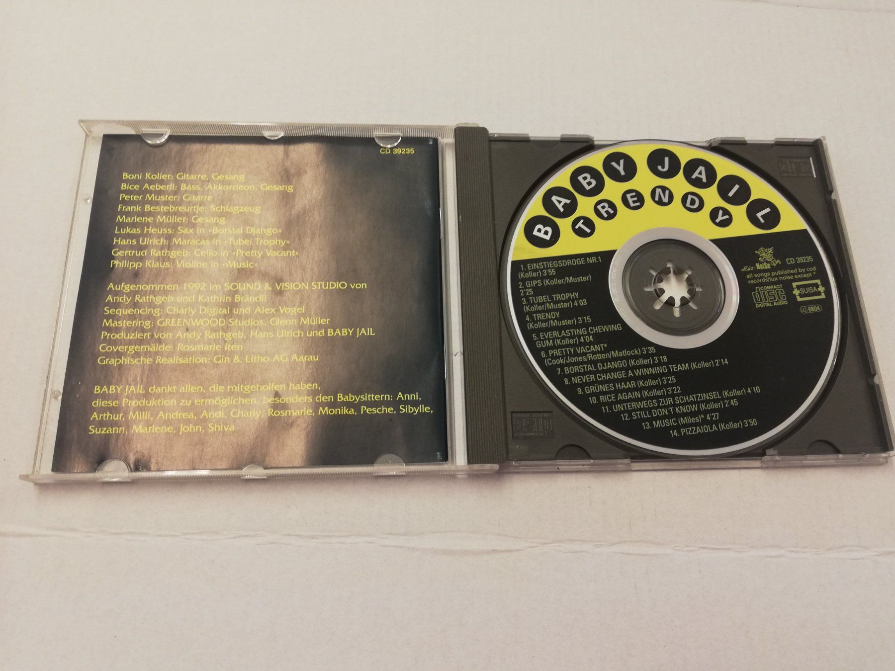 CD: BABY JAIL - TRENDY – Usato da Bern venduto da Vinylsound.ch 2