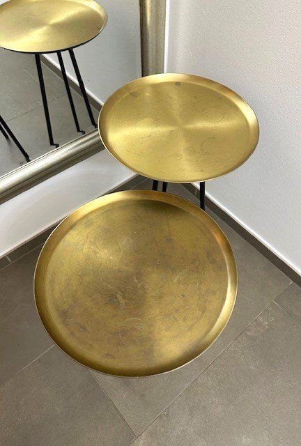 Interio Tische: *  2  eR SeT  BeiSteLLtischLi  * – Gebraucht aus Winkel von zeho 6