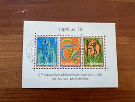 1978 Luxembourg Block Erstag  (A1026)