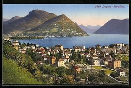 AK Lugano-Paradiso, Teilansicht