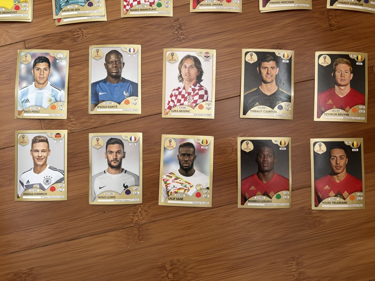 Vignette autostradali: Lot Panini mondial 2018 – Usato da Cottens FR venduto da ginop 1