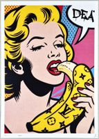 Death NYC Ltd Ed Pop Art Druck " Roy Lichtenstein Monroe