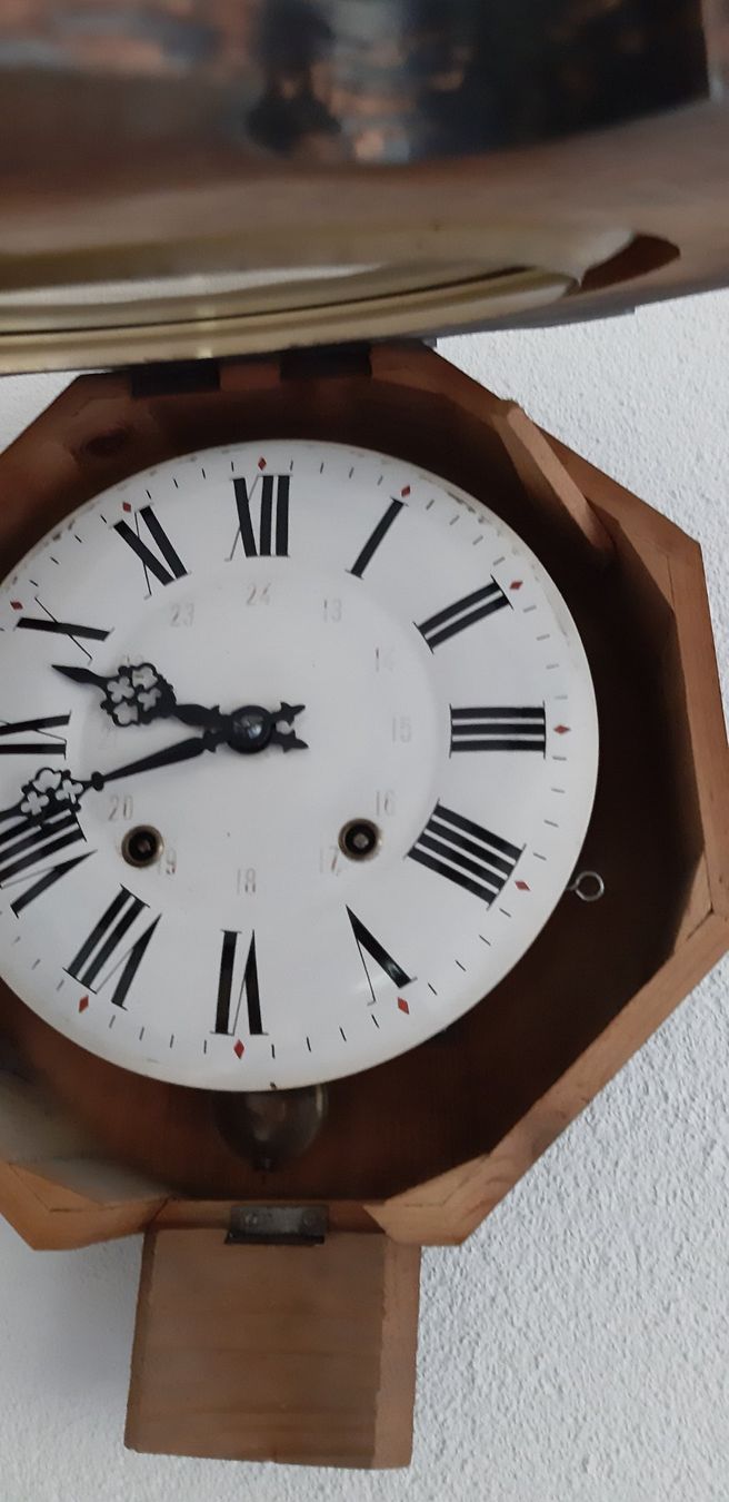 Stand- & Wanduhren: Franz. Wanduhr Oeil de Boeuf ca. 1920 – Gebraucht aus Balterswil von Jolie6 3