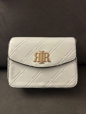 River Island Schultertasche Weiss mit 2 Trägern