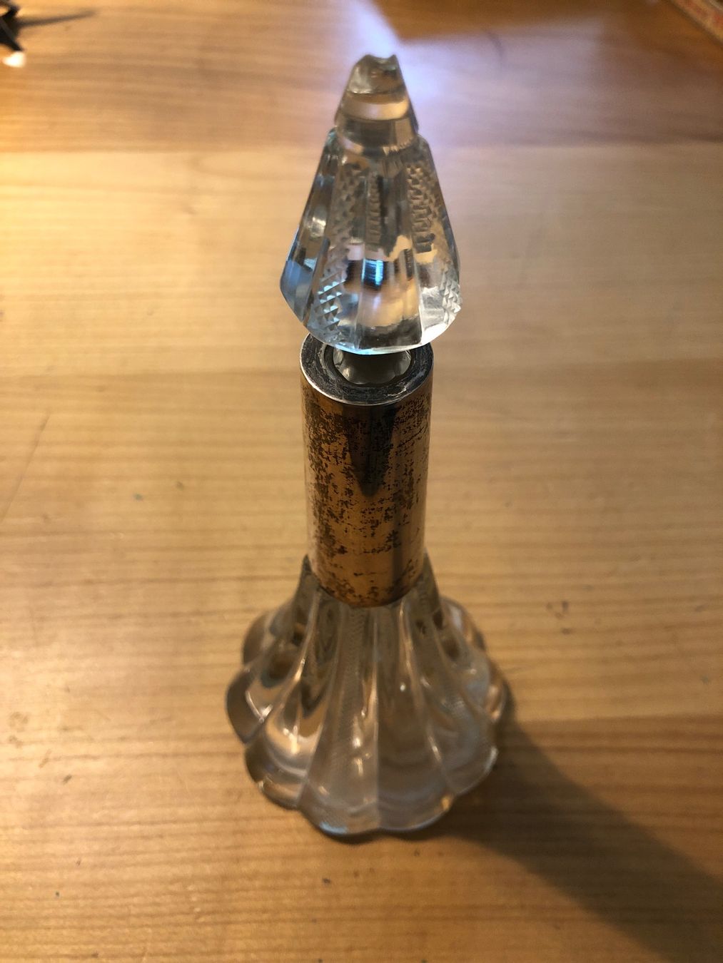 Caraffe: Karaffe Glas Silber 800 mit Deckel Vintage – Usato da Adliswil venduto da Tito088 1