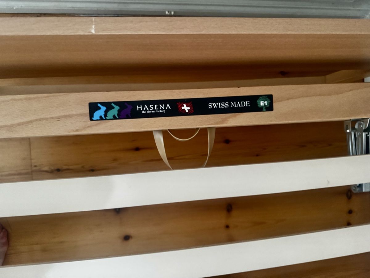 Hasena Letti: Hasena Bed Frame Swiss Made Wood Good Condition – Usato da Meilen venduto da yulechka 2