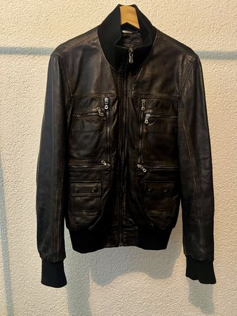 Dolce & Gabbana Lederjacke – Echtes Schafleder. NP.1300.-
