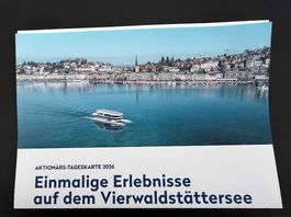 Tageskarte für 1. Klasse auf dem Vierwaldstättersee