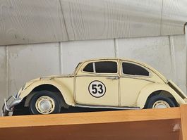 Blechmodellauto VW Kaefer 53 gelb