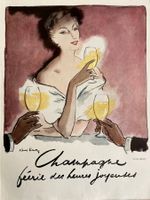Champagne  - Alte Werbung / Ancienne réclame 1948