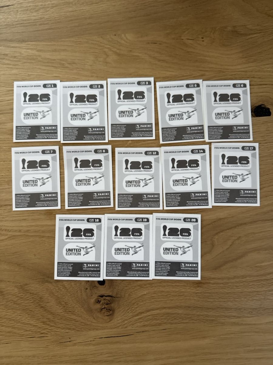 Panini Carte collezionabili: Panini Klebe Bilder Wm 2026 Czechia – Nuovo (secondo la descrizione) da Gamsen venduto da Lionel321 1