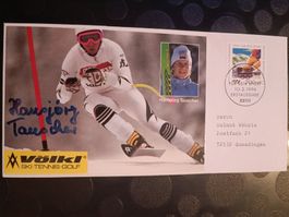 Hansjörg Tauscher- handsignierte Karte mit Sonderstempel FDC
