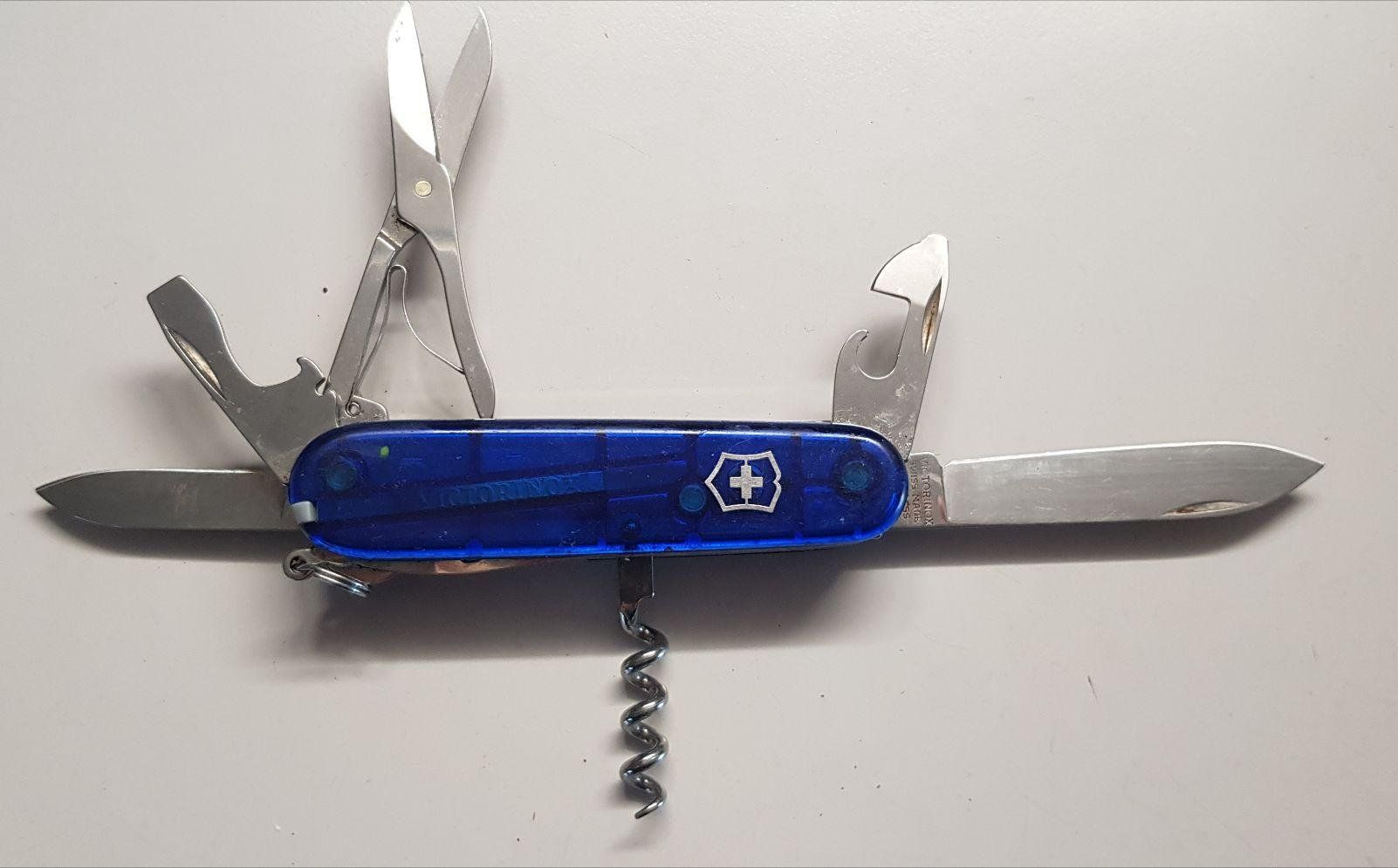 Taschenmesser: Taschenmesser blau – Gebraucht aus Frauenfeld von Tozz