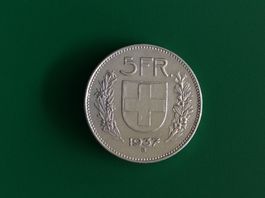 5 francs  1937 Jolie
