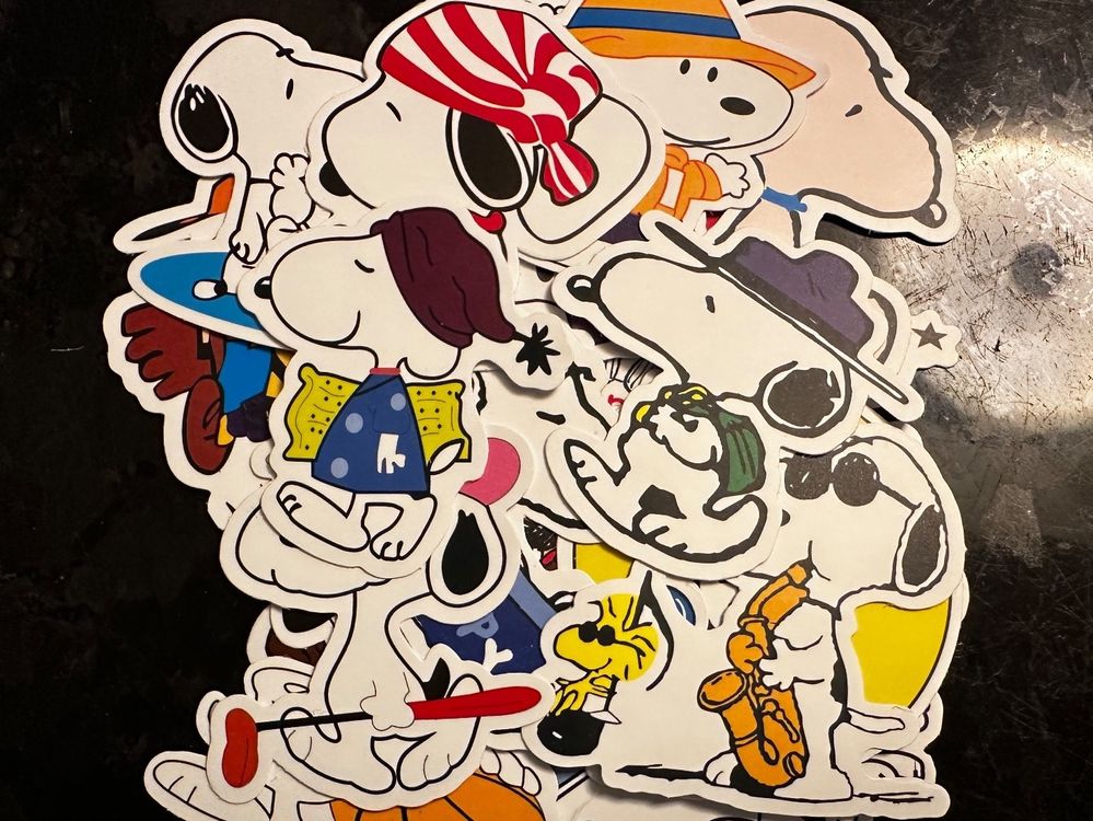 Snoopy Stickers I 50 Stk. I Wasserdicht | Kaufen auf Ricardo
