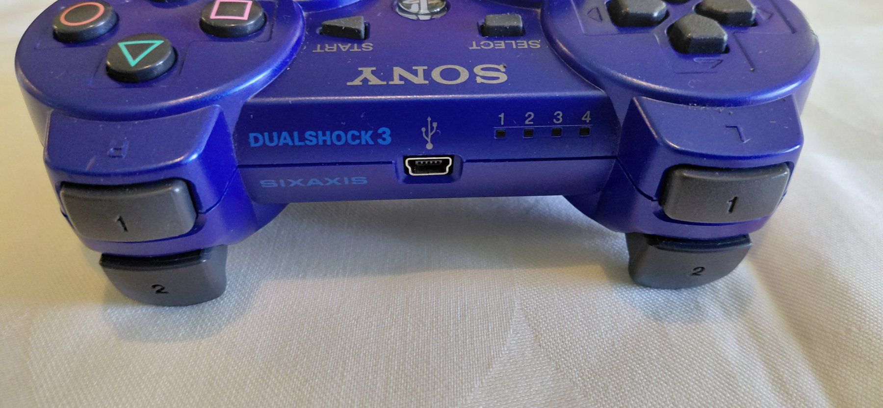 Controller: Sony PS3 Controller Sixaxis Dualshock 3 Blau / Top Zustand – Gebraucht aus Gretzenbach von Uli1980 1
