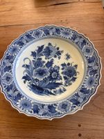 Wandteller Zenith Delft blauw Blumenmotiv guter Zustand