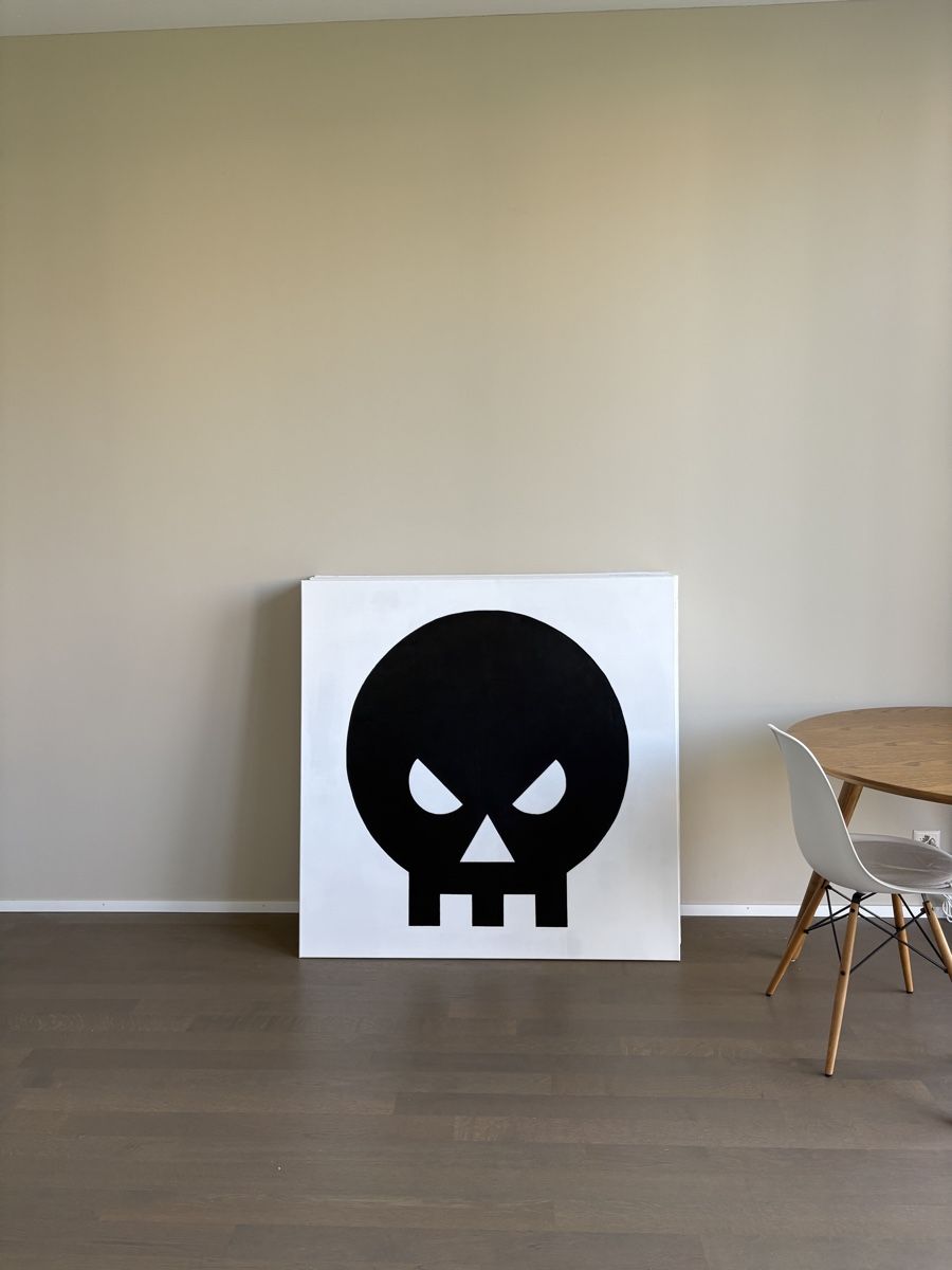 Dipinti: Icon 01: Skull (Grossformat 120x120cm) – Nuovo e nell'imballaggio originale da Adliswil venduto da GermanK 5