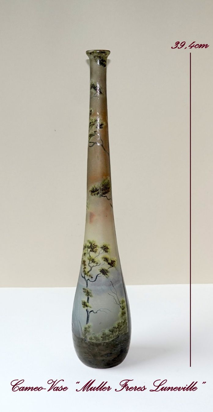 Vasi & Recipienti: Grosse Cameo-Vase – Usato da Brunnen venduto da brocundfloh 1