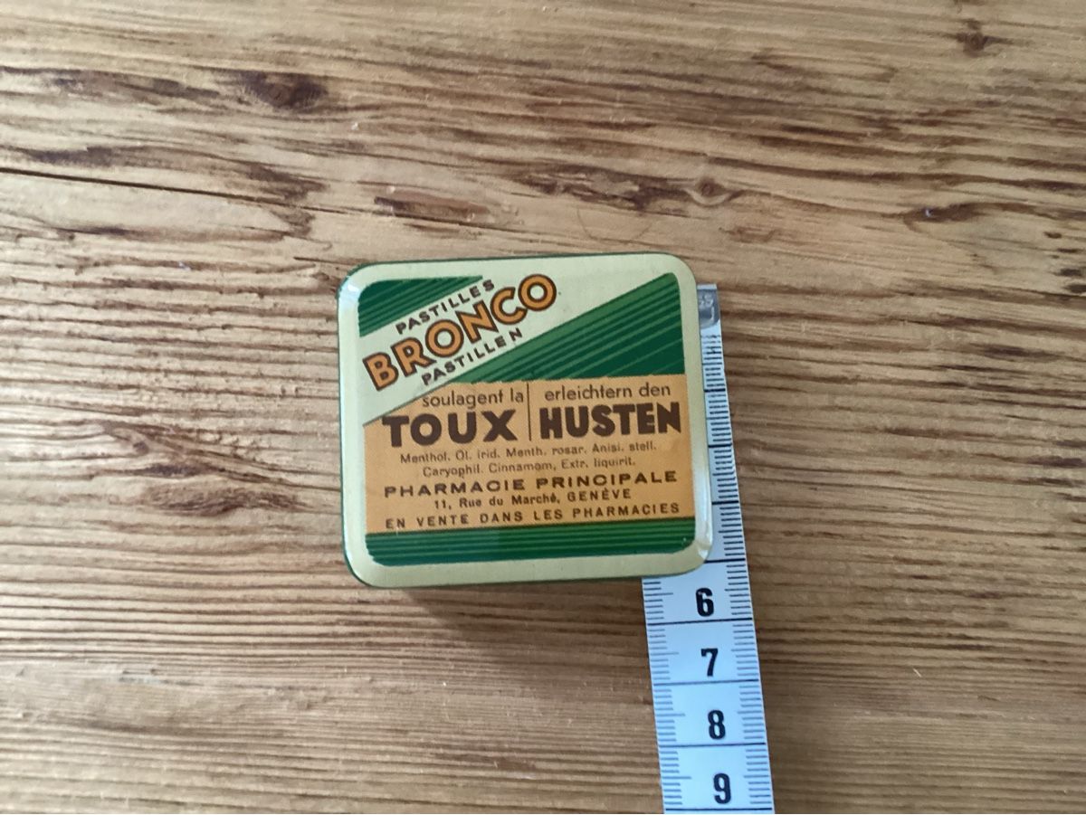 Behälter & Ähnliches: Dose antik, Branko Pastillen, Blechdose – Gebraucht aus Wassen UR von SABDOM 1