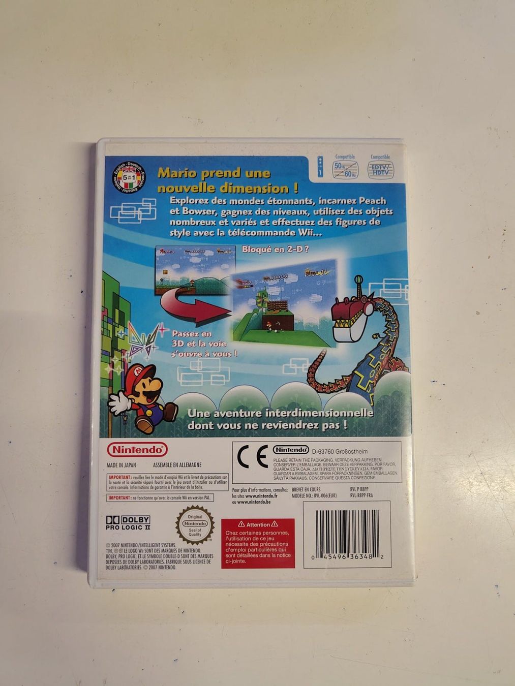 Nintendo Giochi: Jeu WII - Super Paper Mario – Usato da Saxon venduto da dan_drn5 1