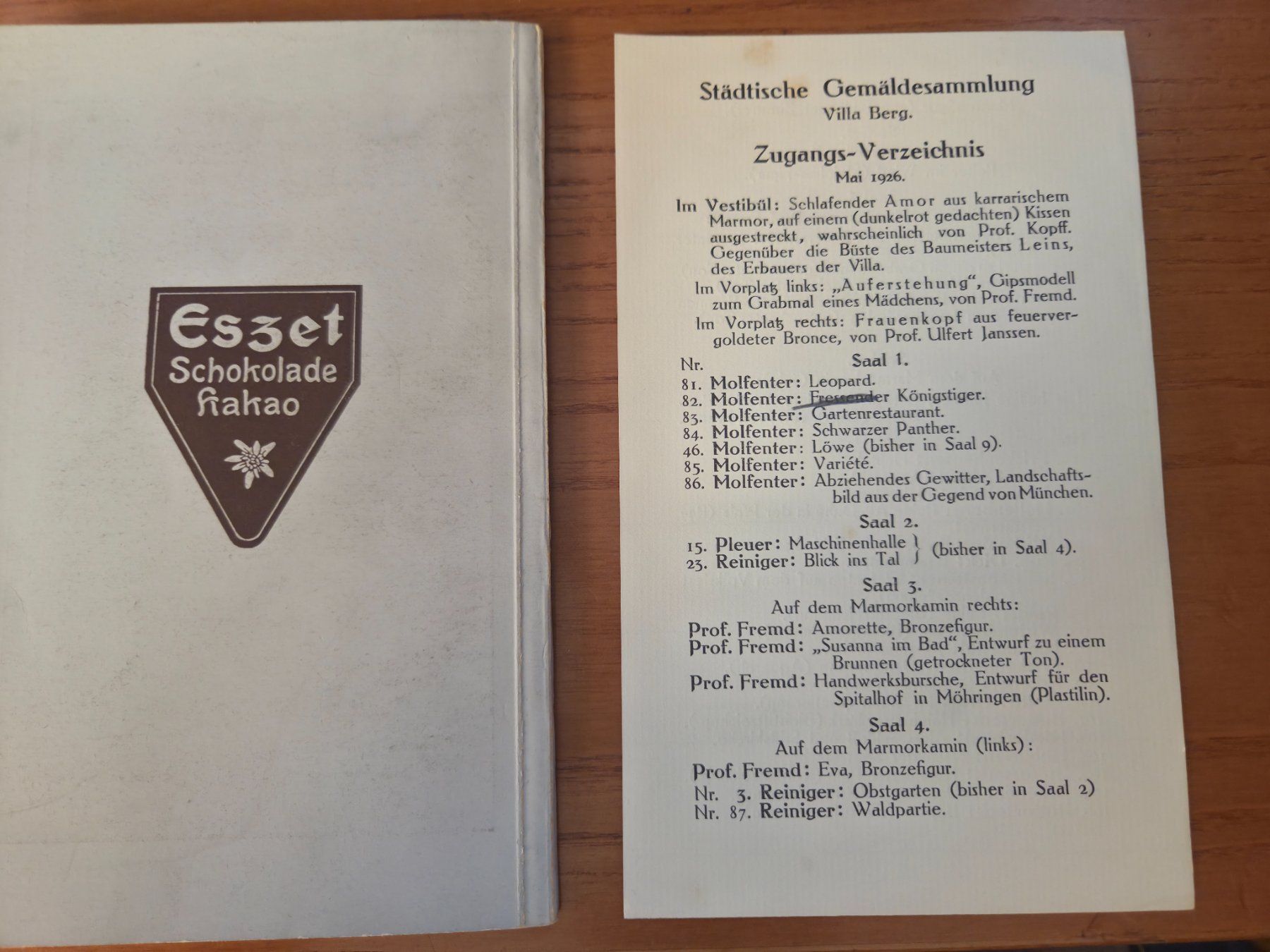 Bücher: Villa Berg Stuttgart – Gemäldesammlung – 1925 – Gebraucht aus Aldesago von lusuardi 9