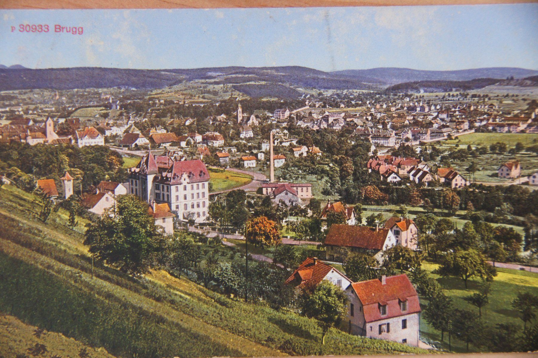 Cartoline postali: Ansichtskarte Litho Brugg 1916 – Usato da Brugg AG venduto da He5200
