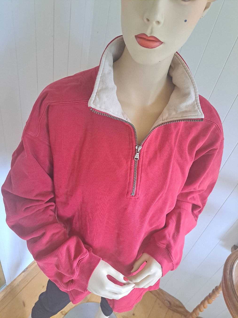Maglioni & Felpe: WHITE STUFF Winterpullover Skipullover Troyer Sweat L XL 80s – Usato da Mollis venduto da Fauchi99 8