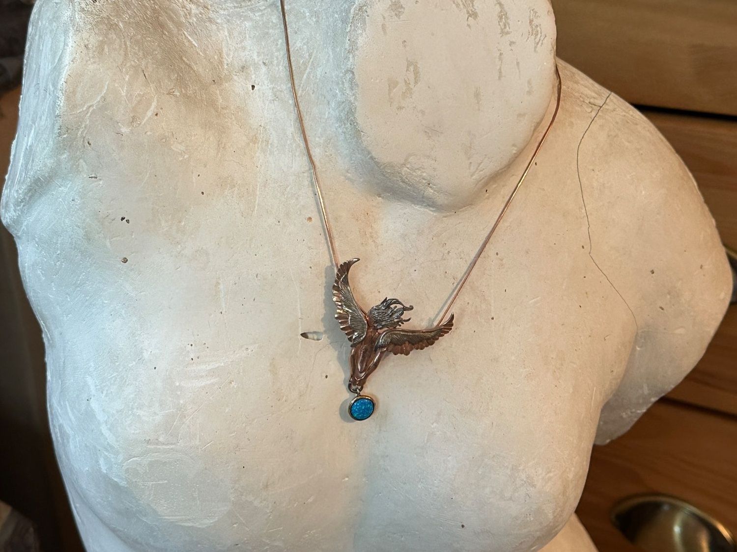 Catenine: Engel Halskette mit Opal Edelstein Handgefertigt – Nuovo e nell'imballaggio originale da Wildberg venduto da TradeMe 4